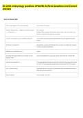 Kin 2y03 embryology questions UPDATED ACTUAL Questions And Correct  Answers 