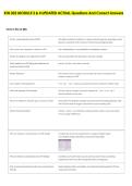 KIN 302 MODULE 3 & 4 UPDATED ACTUAL Questions And Correct Answers 