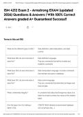 ISM 4212 Exam 2 - Armstrong EXAM &lpar;updated 2026&rpar; Questions & Answers &vert; With 100&percnt; Correct Answers graded A&plus; Guaranteed Success&excl;&excl;