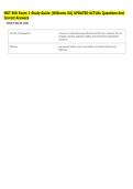 MGT 300 Exam 1 Study Guide &lpar;Williams UA&rpar; UPDATED ACTUAL Questions And  Correct Answers 