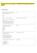 MGT major quiz 1&comma;2&comma;3&comma;4 &lpar;chapters 1-12&rpar; UPDATED ACTUAL Questions And Correct  Answers