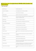 MGT 366 Exam One Conceptual Review UPDATED ACTUAL Questions And  Correct Answers 