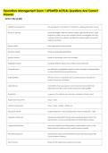 Operations Management Exam 1 UPDATED ACTUAL Questions And Correct  Answers
