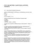 PSYC 365 MIDTERM 1 QUESTIONS & VERIFIED ANSWERS