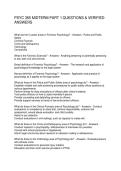 PSYC 365 MIDTERM PART 1 QUESTIONS & VERIFIED ANSWERS