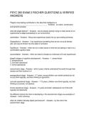 PSYC 365 EXAM 3 FISCHER QUESTIONS & VERIFIED ANSWERS