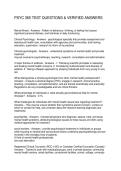 PSYC 365 TEST QUESTIONS & VERIFIED ANSWERS