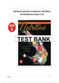 Wardlaw&rsquo;s Perspectives in Nutrition &lpar;12th Edition&rpar; &ndash; Carol Byrd-Bredbenner &vert; Complete Test Bank &lpar;Chapters 1&ndash;18&rpar; &vert; Verified Questions and Answers
