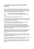 PSYC 365 FINAL EXAM QUESTIONS & VERIFIED ANSWERS
