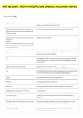 MGT 366&comma; Exam 2 GVSU UPDATED ACTUAL Questions And Correct Answers 
