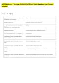 MGT 366 Exam 1 Review - GVSU UPDATED ACTUAL Questions And Correct  Answers 