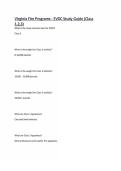 Virginia Fire Programs - EVOC Study Guide &lpar;Class 1&comma;2&comma;3&rpar;