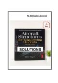 Aircraft Structures for Engineering Students &lpar;7th Edition&comma; 2022&rpar; by T&period;H&period;G&period; Megson &ndash; Solution Manual &vert; Complete Worked Solutions for All 28 Chapters