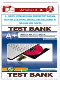 Test Bank for A&plus; Guide to Software&comma; 6th Edition &ndash; Jean Andrews &lpar;All Chapters&comma; Verified&comma; A&plus; Grade&comma; Answers Included&rpar;