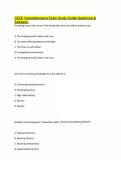 CECE Comprehensive Exam Study Guide Questions & Answers&period;