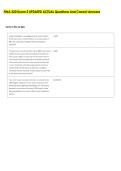 FINA 320 Exam 2 UPDATED ACTUAL Questions And Correct Answers 