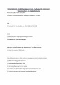 Orientation & mobility assessment study guide &lpar;domain 1 Organization of O&M&rpar; Tommie