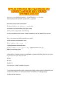 NFPA-99&colon; PRACTICE TEST QUESTIONS AND  CORRECT ANSWERS 100&percnt; VERIFIED   UPDATED 2026&sol;2027 