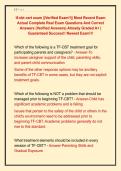 tf-cbt cert exam &vert;&vert;Verified Exam&excl;&excl;&vert;&vert; Most Recent Exam  Actual Complete Real Exam Questions And Correct  Answers &lpar;Verified Answers&rpar; Already Graded A&plus; &vert;  Guaranteed Success&excl;&excl; Newest Exam&excl;&excl;&excl;