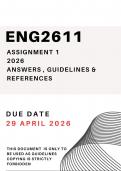 ENG2611 ASSIGNMENT 1 2026 MEMO &vert; DUE DATE 29 APRIL 2026