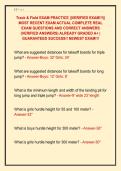 Track & Field EXAM PRACTICE &vert;&vert;VERIFIED EXAM&excl;&excl;&excl;&vert;&vert;  MOST RECENT EXAM ACTUAL COMPLETE REAL  EXAM QUESTIONS AND CORRECT ANSWERS  &lpar;VERIFIED ANSWERS&rpar; ALREADY GRADED A&plus; &vert;  GUARANTEED SUCCESS&excl;&excl; NEWEST EXAM&excl;&excl;&excl;