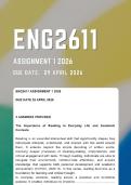 ENG2611  Assignment 1 &lbrace;COMPLETE ANSWERS&rcub; 2026 - Due Date 29 April 2026