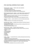 PSYC 365 FINAL VERIFIED STUDY GUIDE