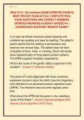 WGU D115 - OA readiness EXAM &vert;&vert;VERIFIED EXAM&excl;&excl;&excl;&vert;&vert;  MOST RECENT EXAM ACTUAL COMPLETE REAL  EXAM QUESTIONS AND CORRECT ANSWERS  &lpar;VERIFIED ANSWERS&rpar; ALREADY GRADED A&plus; &vert;  GUARANTEED SUCCESS&excl;&excl; NEWEST EXAM&excl;&excl;&excl;