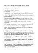 PSYC 365 - FINAL REVIEW VERIFIED STUDY GUIDE