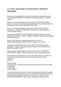 LU- PSYC 365 EXAM 2 QUESTIONS & VERIFIED ANSWERS