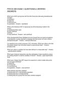 PSYCH 365 EXAM 1 QUESTIONS & VERIFIED ANSWERS
