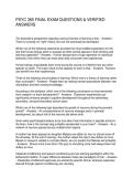 PSYC 365 FINAL EXAM QUESTIONS & VERIFIED ANSWERS
