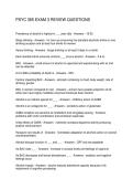 PSYC 365 EXAM 3 REVIEW QUESTIONS