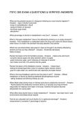 PSYC 365 EXAM 4 QUESTIONS & VERIFIED ANSWERS