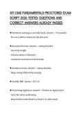 ATI CMS FUNDAMENTALS PROCTORED EXAM SCRIPT 2026 TESTED QUESTIONS AND CORRECT ANSWERS ALREADY PASSED