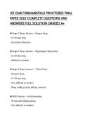 ATI CMS FUNDAMENTALS PROCTORED FINAL PAPER 2026 COMPLETE QUESTIONS AND ANSWERS FULL SOLUTION GRADED A&plus;