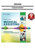 Test Bank for Medical Assisting&colon; Administrative & Clinical Competencies &lpar;MindTap Course List&comma; 9th Edition&rpar; by Michelle Blesi &ndash; Complete Chapters 1&ndash;58 &vert; Updated Study Guide with Questions&comma; Answers