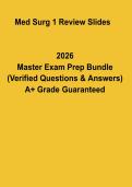 Med Surg 1 Review Slides PDF &vert; Medical Surgical Nursing Lecture Notes & Exam Prep