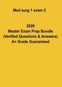 Med Surg 1 Exam 2 Practice Questions PDF &vert; Medical Surgical Nursing Test Prep
