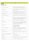 UTK HRM 360 Exam One &lpar;Mackey&rpar; UPDATED ACTUAL Questions And Correct  Answers 