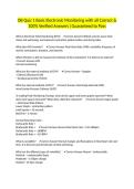 OB Quiz 1 Basic Electronic Monitoring with all Correct & 100&percnt; Verified Answers &vert;Guaranteed to Pass