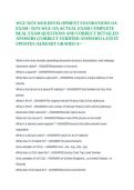 WGU D276 WEB DEVELOPMENT FOUNDATIONS OA EXAM &sol; D276 WGU OA ACTUAL EXAM COMPLETE REAL EXAM QUESTIONS AND CORRECT DETAILED ANSWERS &lpar;CORRECT VERIFIED ANSWERS&rpar; LATEST UPDATES &vert;ALREADY GRADED A&plus; 