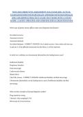 WGU D115 OBJECTIVE ASSESSMENT &lpar;OA&rpar; EXAM 2026 &vert; ACTUAL EXAM QUESTIONS WITH DETAILED ANSWERS WITH RATIONALES AND A READINESS PRACTICE EXAM TEST BANK WITH A STUDY GUIDE &vert; LATEST UPDATED AND VERIFIED FOR GUARANTEED PASS 