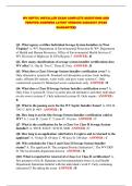 WV SEPTIC INSTALLER EXAM COMPLETE QUESTIONS AND VERIFIED ANSWERS LATEST VERSION 2026&sol;2027 &lpar;PASS GUARANTEE&rpar;