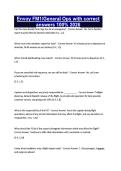 Envoy FM1&sol;General Ops with correct answers 100&percnt; 2026