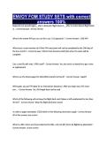 ENVOY FOM STUDY SETS with correct answers 100&percnt;