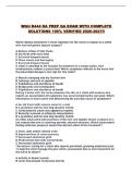 WGU D444 OA PREP QA EXAM WITH COMPLETE SOLUTIONS 100&percnt; VERIFIED 2026-2027&excl;&excl;