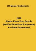 UT Master Esthetician Written Exam Prep PDF &vert; Utah Esthetics Licensing Study Guide