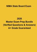NIMA State Board Exam Practice Questions PDF &vert; Esthetics Licensing Exam Prep