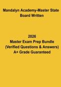 Mandalyn Academy Master State Board Written Exam Prep PDF &vert; Esthetics Licensing Study Guide